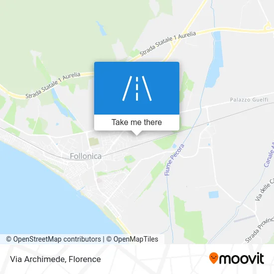 Archimede Street map