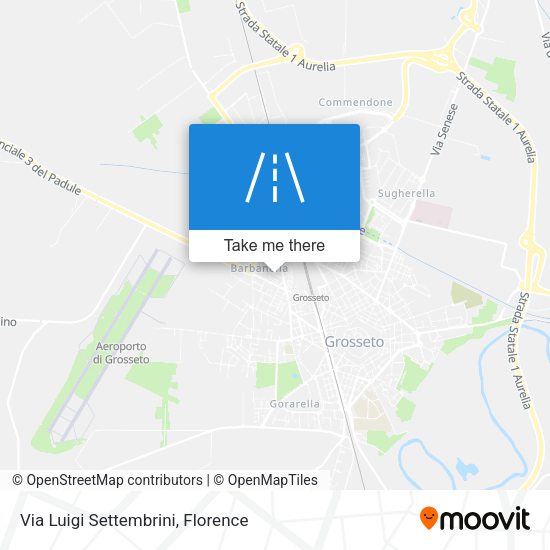 Via Luigi Settembrini map