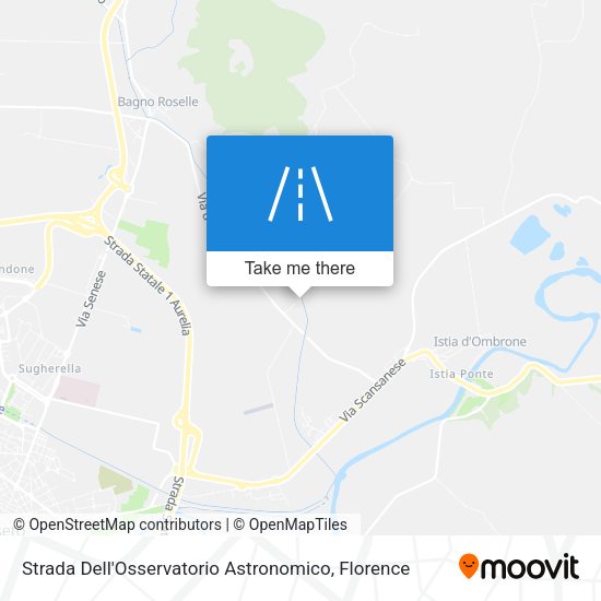 Strada Dell'Osservatorio Astronomico map