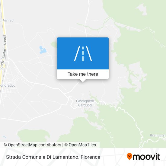 Strada Comunale Di Lamentano map