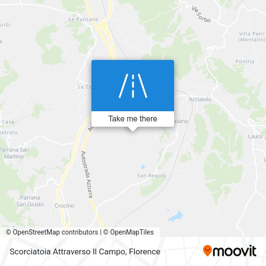 Scorciatoia Attraverso Il Campo map