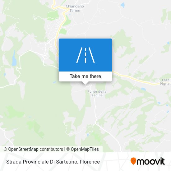 Strada Provinciale Di Sarteano map