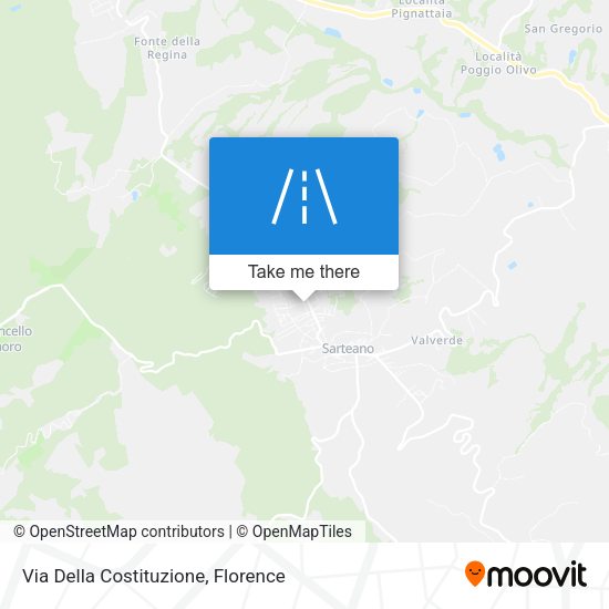 Via Della Costituzione map