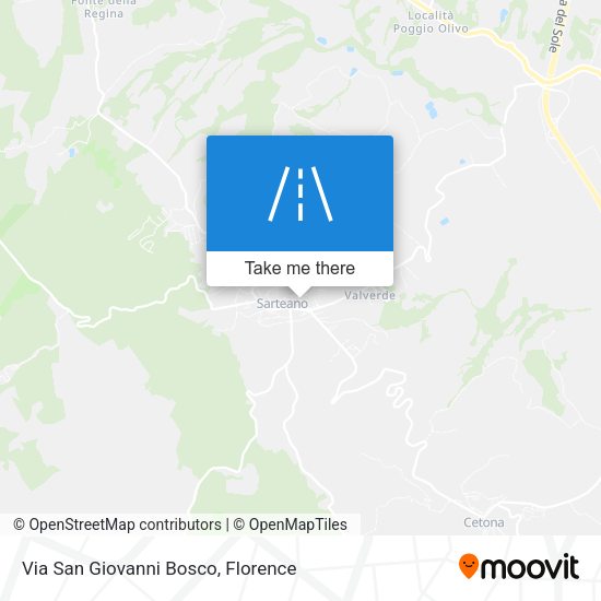 Via San Giovanni Bosco map