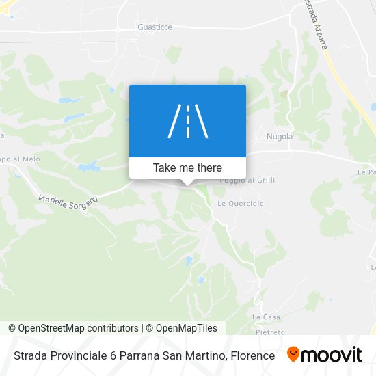Strada Provinciale 6 Parrana San Martino map
