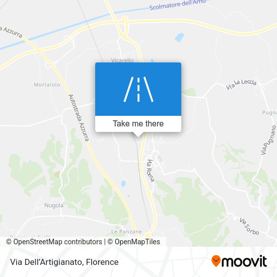 Via Dell’Artigianato map