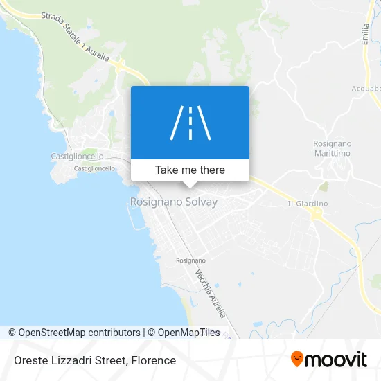Oreste Lizzadri Street map