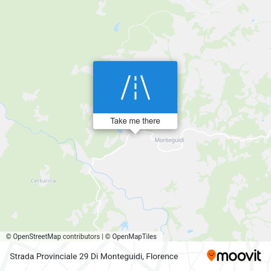 Strada Provinciale 29 Di Monteguidi map