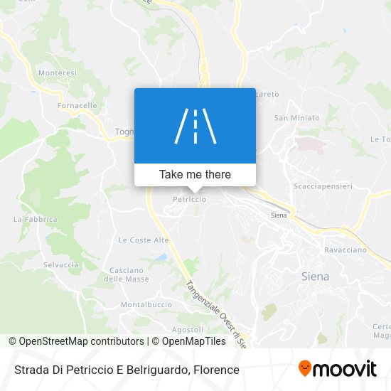 Strada Di Petriccio E Belriguardo map