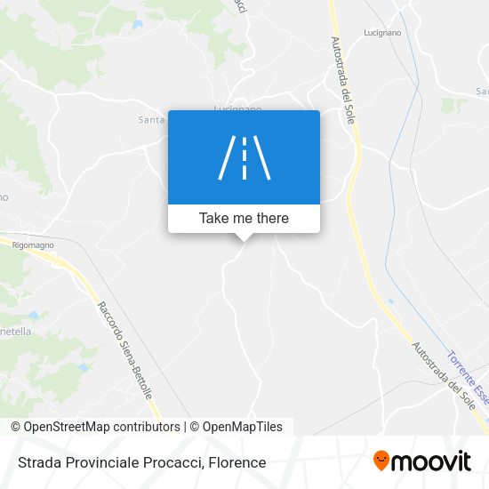 Strada Provinciale Procacci map
