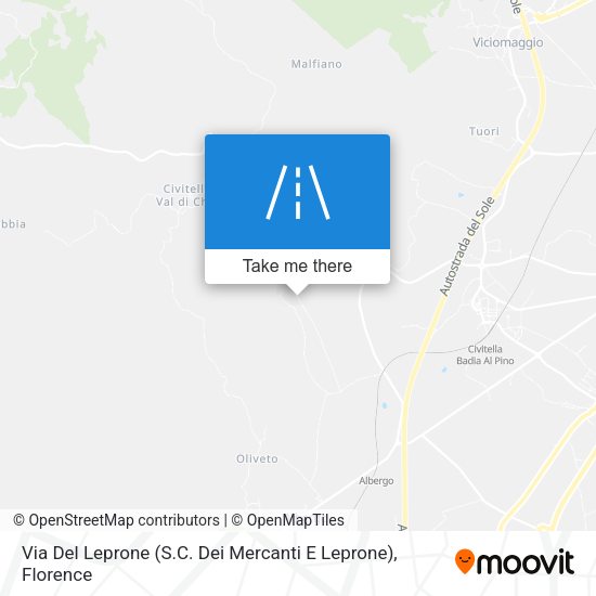Via Del Leprone (S.C. Dei Mercanti E Leprone) map