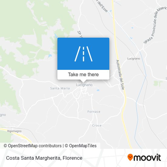 Costa Santa Margherita map