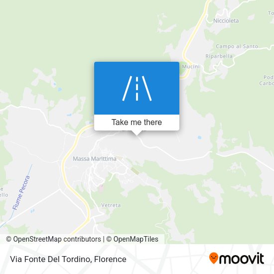 Via Fonte Del Tordino map