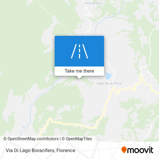 Via Di Lago Boracifero map