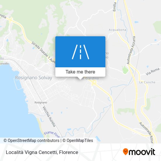 Località Vigna Cencetti map