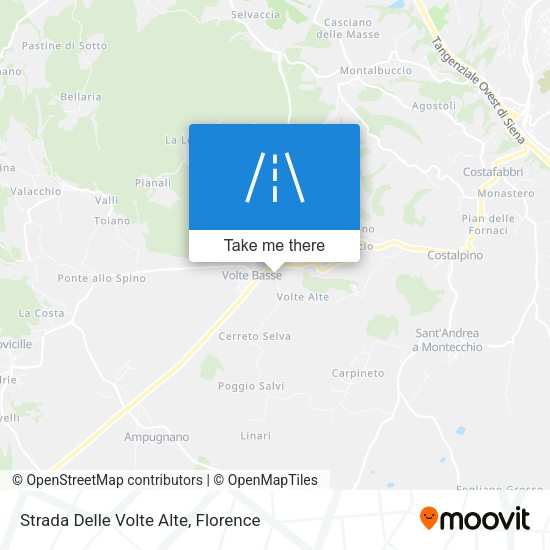 Strada Delle Volte Alte map