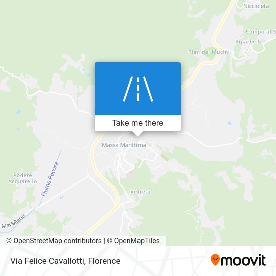 Via Felice Cavallotti map
