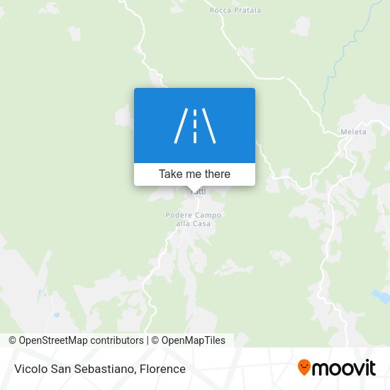 Vicolo San Sebastiano map