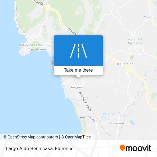 Largo Aldo Benincasa map
