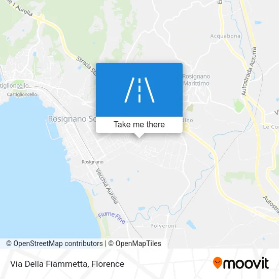 Via Della Fiammetta map