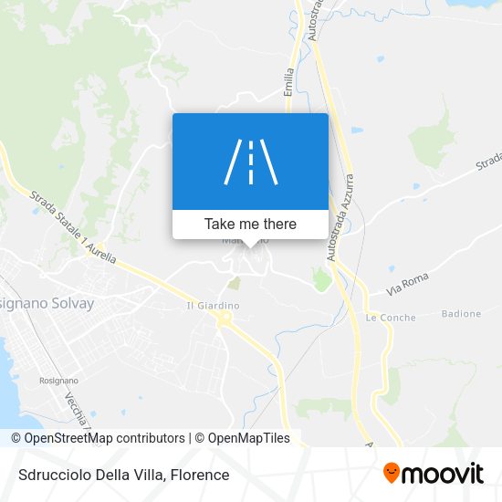 Sdrucciolo Della Villa map