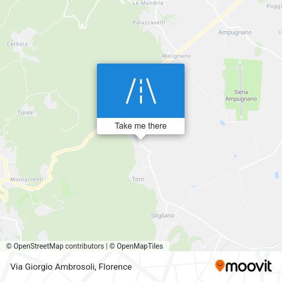 Via Giorgio Ambrosoli map