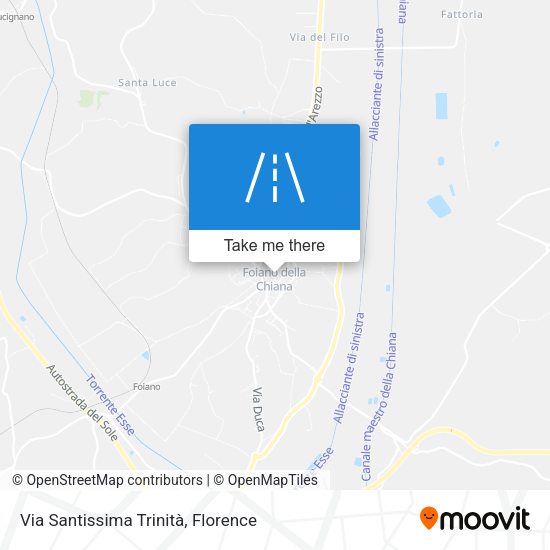 Via Santissima Trinità map