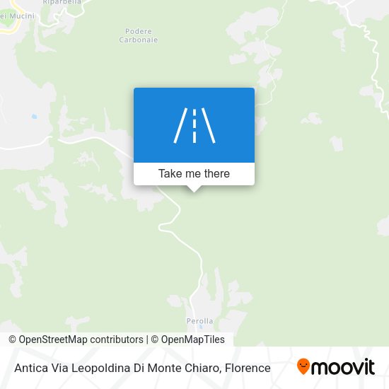 Antica Via Leopoldina Di Monte Chiaro map