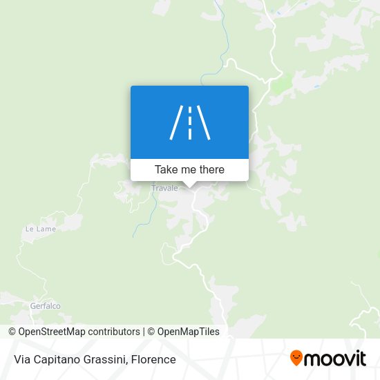Via Capitano Grassini map