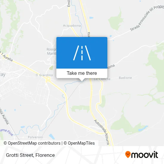 Grotti Street map