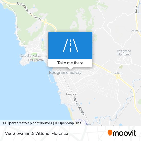 Via Giovanni Di Vittorio map