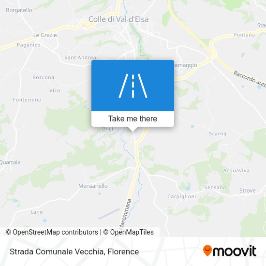Strada Comunale Vecchia map