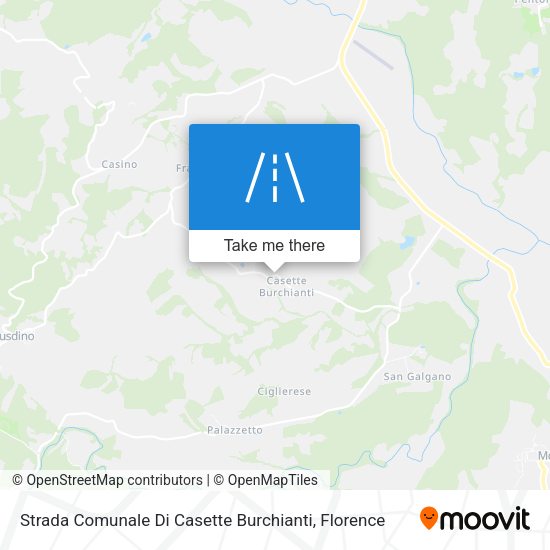 Strada Comunale Di Casette Burchianti map