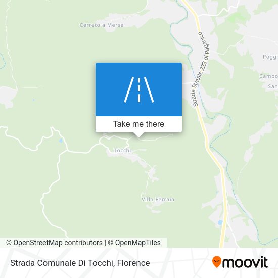 Strada Comunale Di Tocchi map
