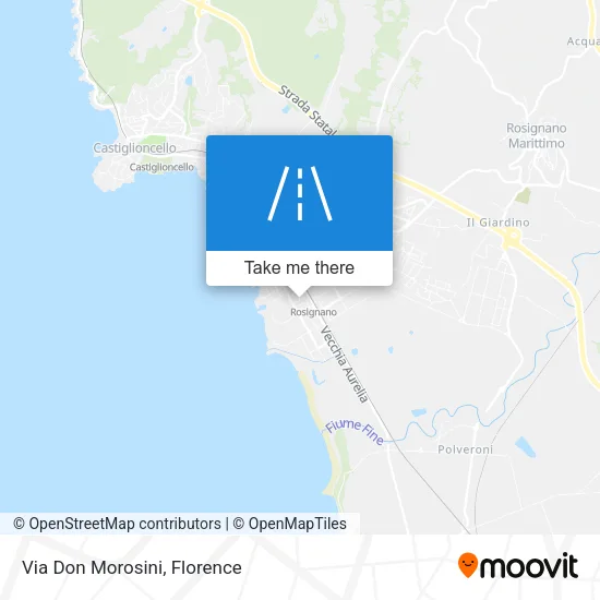 Via Don Morosini map