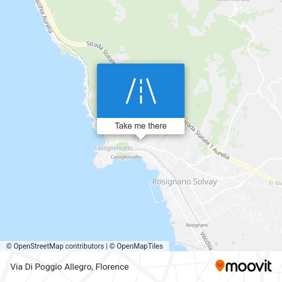 Via Di Poggio Allegro map