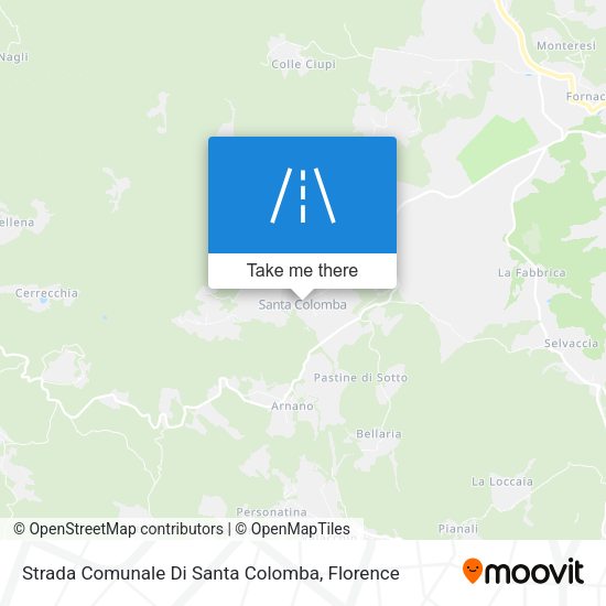 Strada Comunale Di Santa Colomba map
