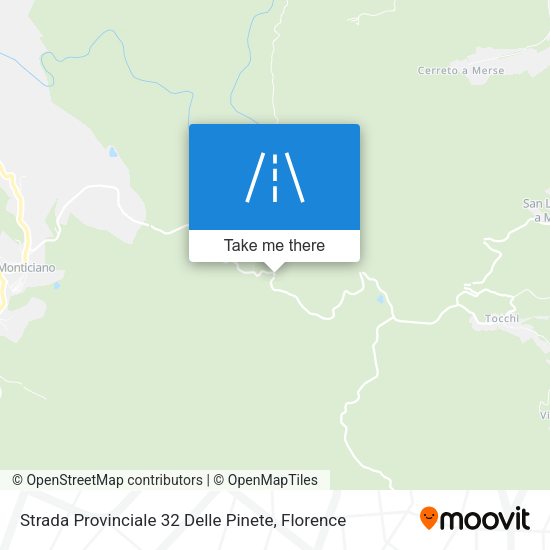 Strada Provinciale 32 Delle Pinete map