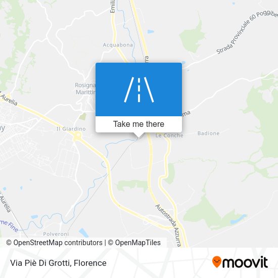 Via Piè Di Grotti map