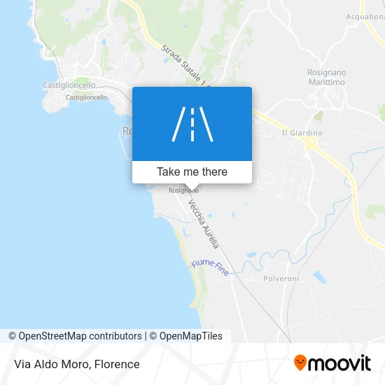 Via Aldo Moro map