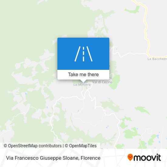 Via Francesco Giuseppe Sloane map
