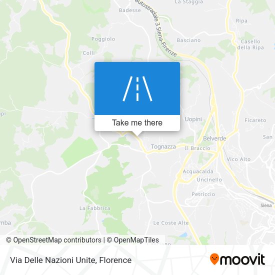 Via Delle Nazioni Unite map