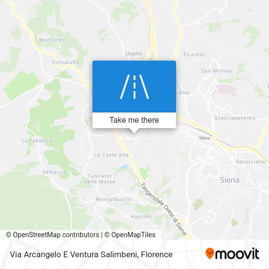 Via Arcangelo E Ventura Salimbeni map