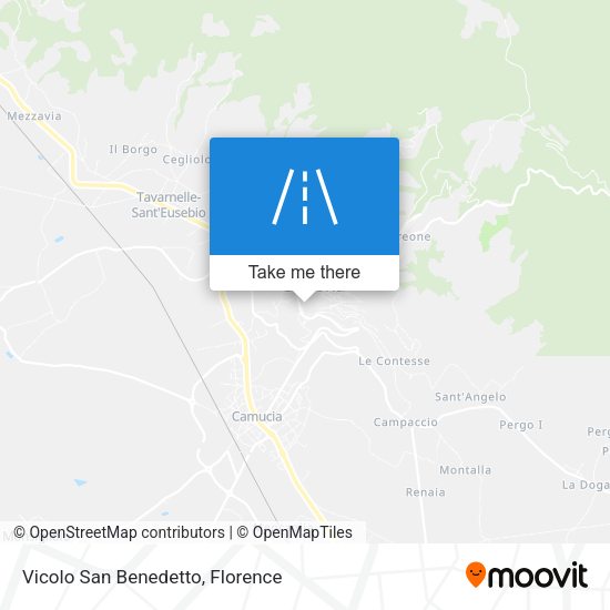 Vicolo San Benedetto map