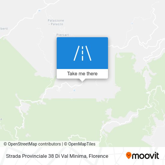 Strada Provinciale 38 Di Val Minima map