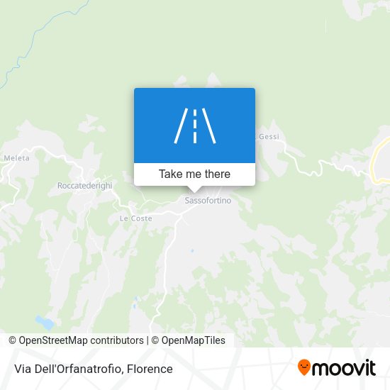 Via Dell'Orfanatrofio map