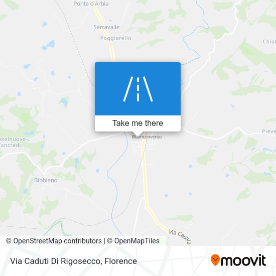 Via Caduti Di Rigosecco map