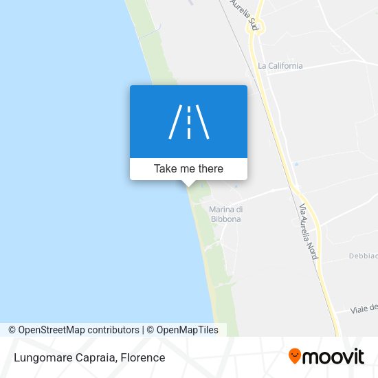 Lungomare Capraia map