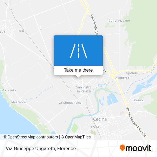 Via Giuseppe Ungaretti map