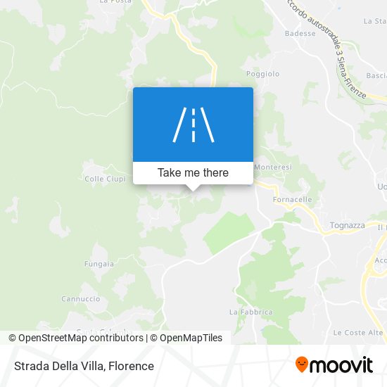 Strada Della Villa map